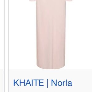 Khaite Norla Elegant Pink Women's Jersey Maxi Dress